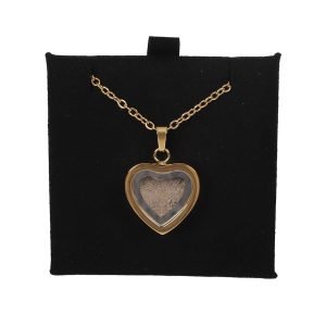 Necklace Temple Mount Soil Heart Gold 20″