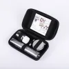 Communion Portable 24 Cup Set With Imitation Black Leather Case With Cross- Swanson Christian Products