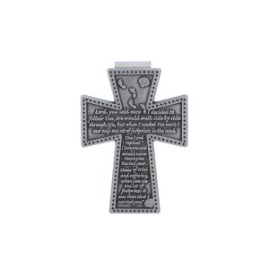 Visor Clip Cross Footprints PK4