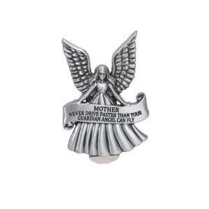 Visor Clip Angel Never Drive Faster Mother PK4