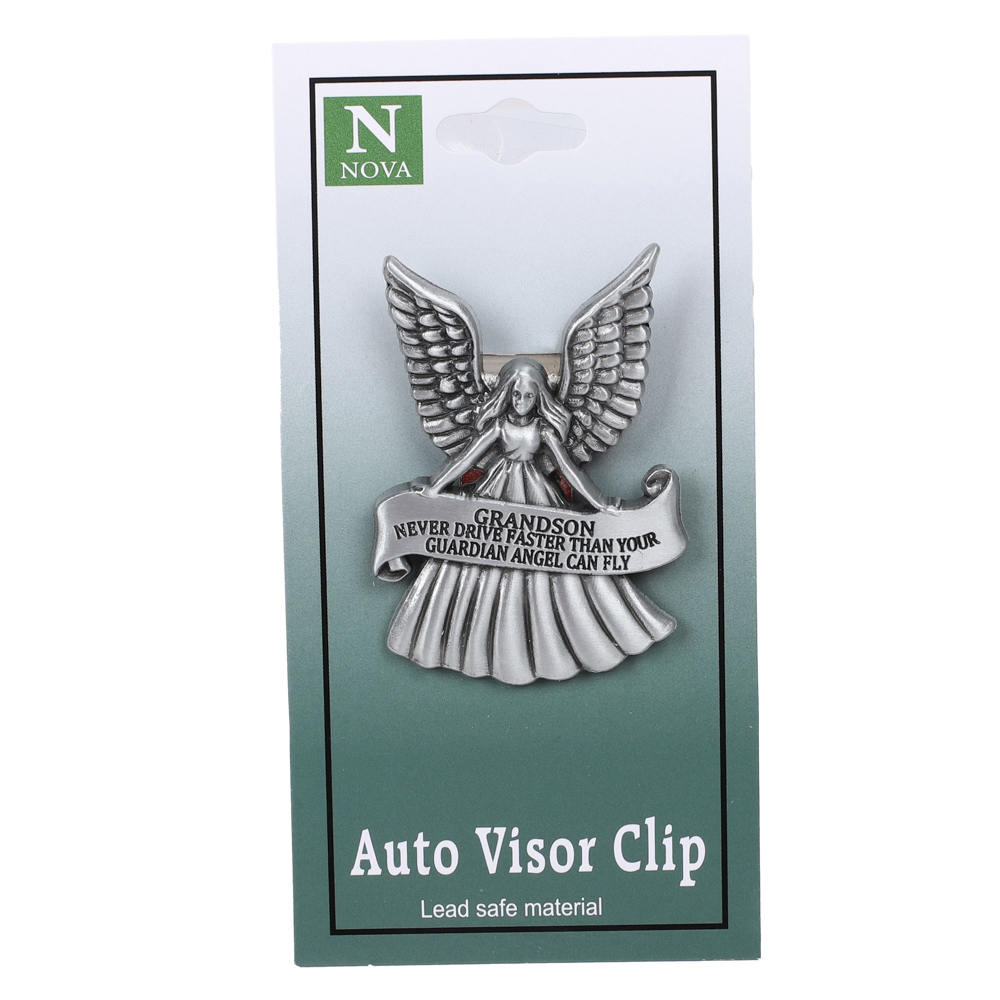 Visor Clip Angel Never Drive Faster Grandson PK4 - Image 2