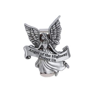 Visor Clip Angel on the Highway Protect Us PK4