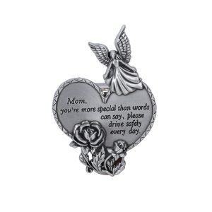 Visor Clip Heart Mom PK4