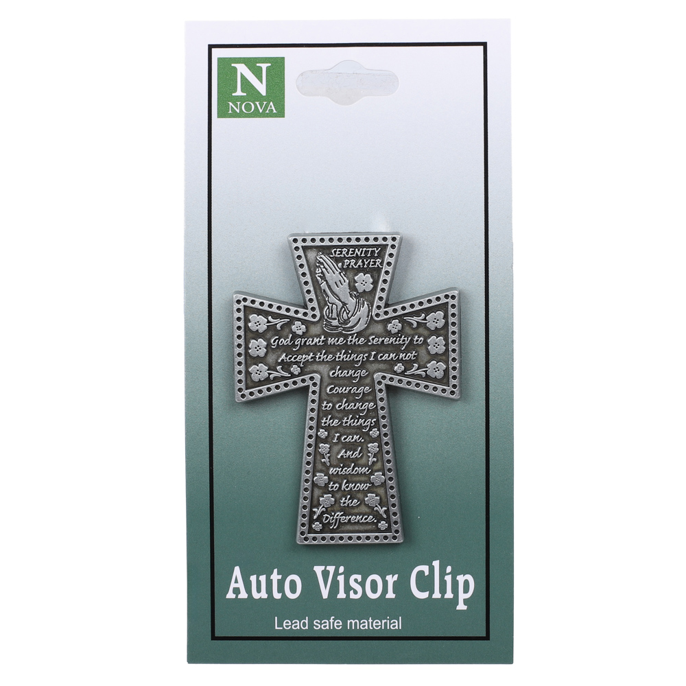 Visor Clip Cross Serenity Prayer PK4 - Image 2
