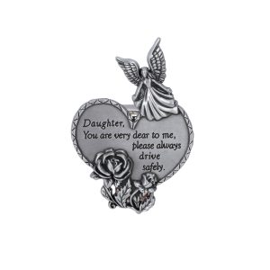 Visor Clip Heart Daughter PK4