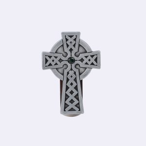 Visor Clip Celtic Cross with Stone PK4