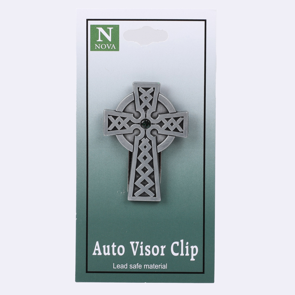 Visor Clip Celtic Cross with Stone PK4 - Image 3