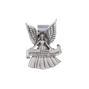 Visor Clip Angel Never Drive Faster Father PK4