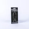 Auto Emblem - Fish Cross - Gold - Pk6 | Swanson Christian Products