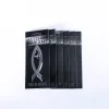 Auto Emblem Fish Cross Silver- Swanson Christian Products