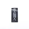 Auto Emblem Love Fish Silver- Swanson Christian Products