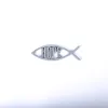 Auto Emblem Hope Fish Silver- Swanson Christian Products