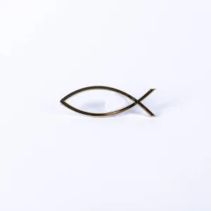 Auto Emblem – Fish – Gold – Pack of 6