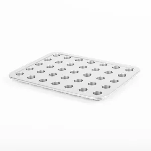 Small Group Communion Cup Tray, Holds 35 Cups – Silver