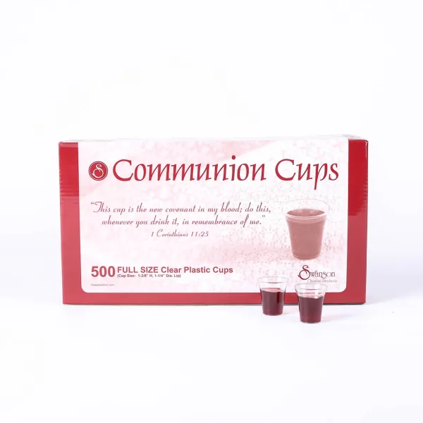 Communion Cup Clear- Swanson Christian Products
