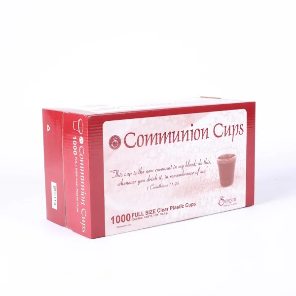 Communion Cups Full Size Clear- Swanson Christian Products