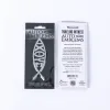 Auto Emblem - Ixoye Fish - Silver - Pk6 | Swanson Christian Products