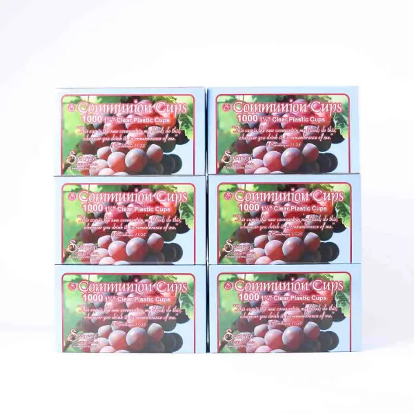 Communion Cups Clear Small 1 1/4-Case Pack- Swanson Christian Products