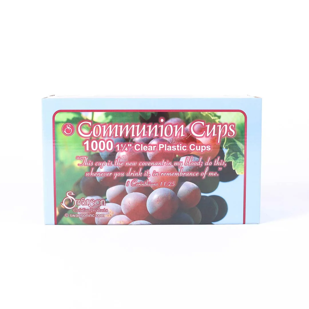 Communion Cups Clear Small 1 1/4-Case Pack- Swanson Christian Products