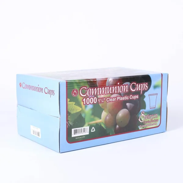 Communion Cups Clear Small 1 1/4-Case Pack- Swanson Christian Products