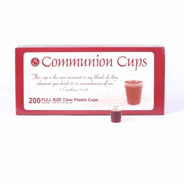 Communion Cup Clear- Swanson Christian Products