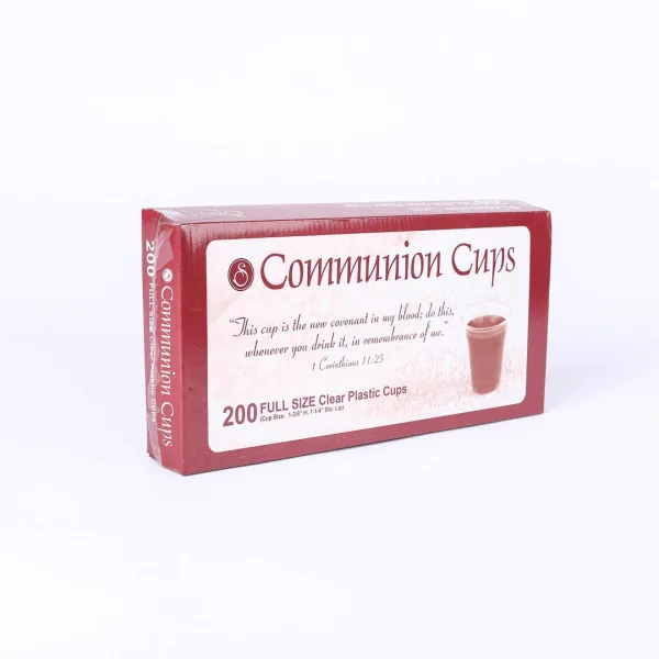 Communion Cup Clear- Swanson Christian Products
