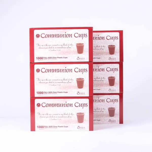 Communion Cups Full Size Clear Master Case- Swanson Christian Products