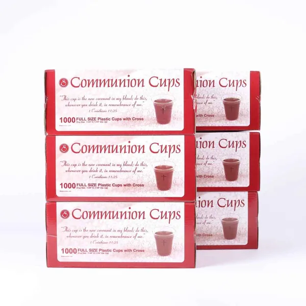 Communion Cups w/ Cross Master Case- Swanson Christian Products