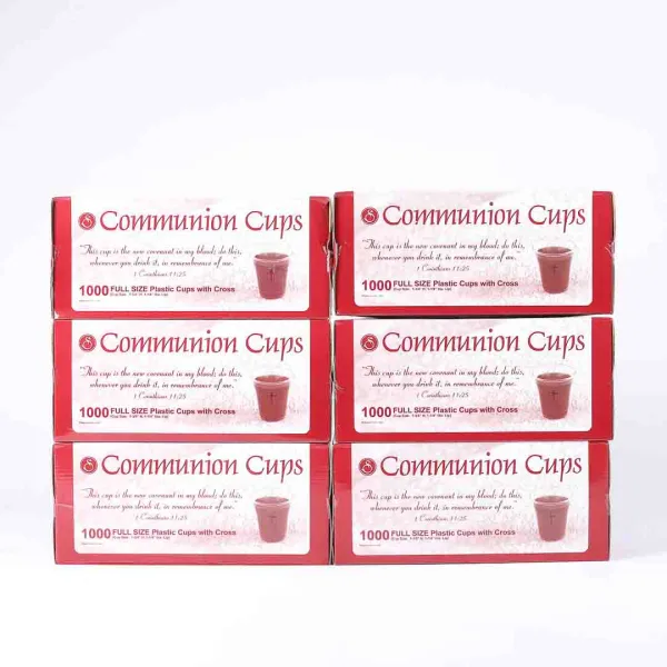 Communion Cups w/ Cross Master Case- Swanson Christian Products