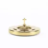 Deluxe Communion Cup Tray Cover With Cross Gold- Swanson Christian Products