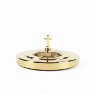 Deluxe Communion Cup Tray Cover Gold