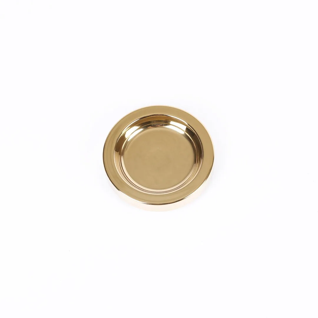 Deluxe Communion Bread Plate Insert Gold - Image 2
