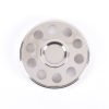Communionware 2-in-1 Mini Bread Plate & Cup Tray - Silver | Swanson Christian Products