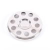 Communionware 2-in-1 Mini Bread Plate & Cup Tray - Silver | Swanson Christian Products