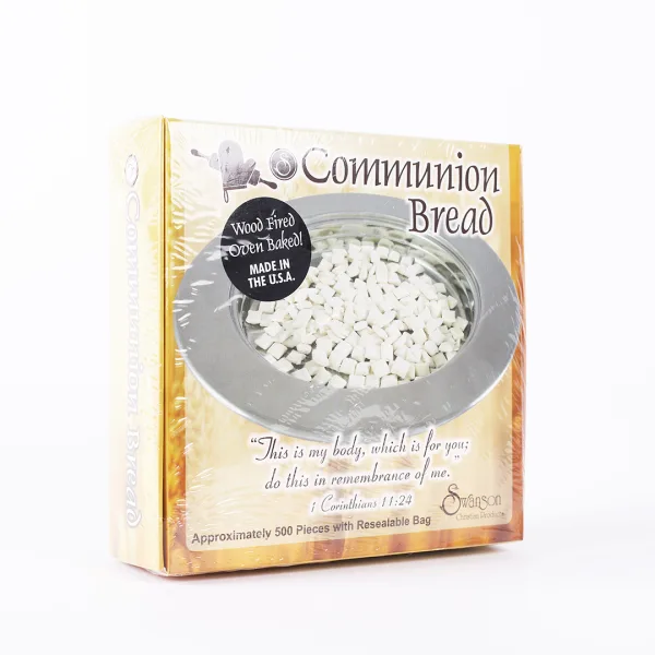 Communion Bread Squared With Resealable Bag - Swanson Christian Products