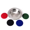Offering y Plate Silver With 4 Pads- Swanson Christian Products