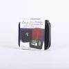 Portable Communion Set With Imitation Black Leather Case With Cross- Swanson Christian Products