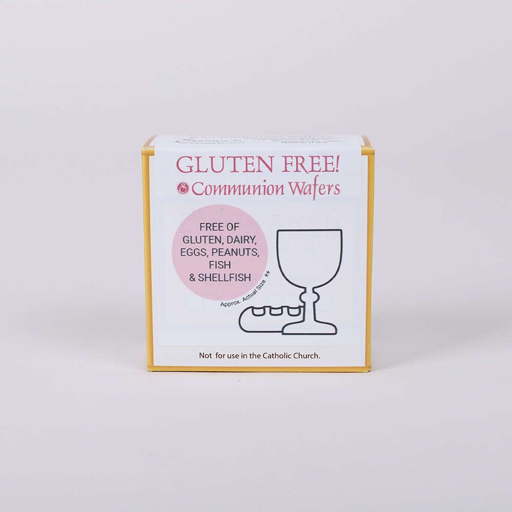 Communion Wafers Gluten-Free Individually Wrapped 25 CT.