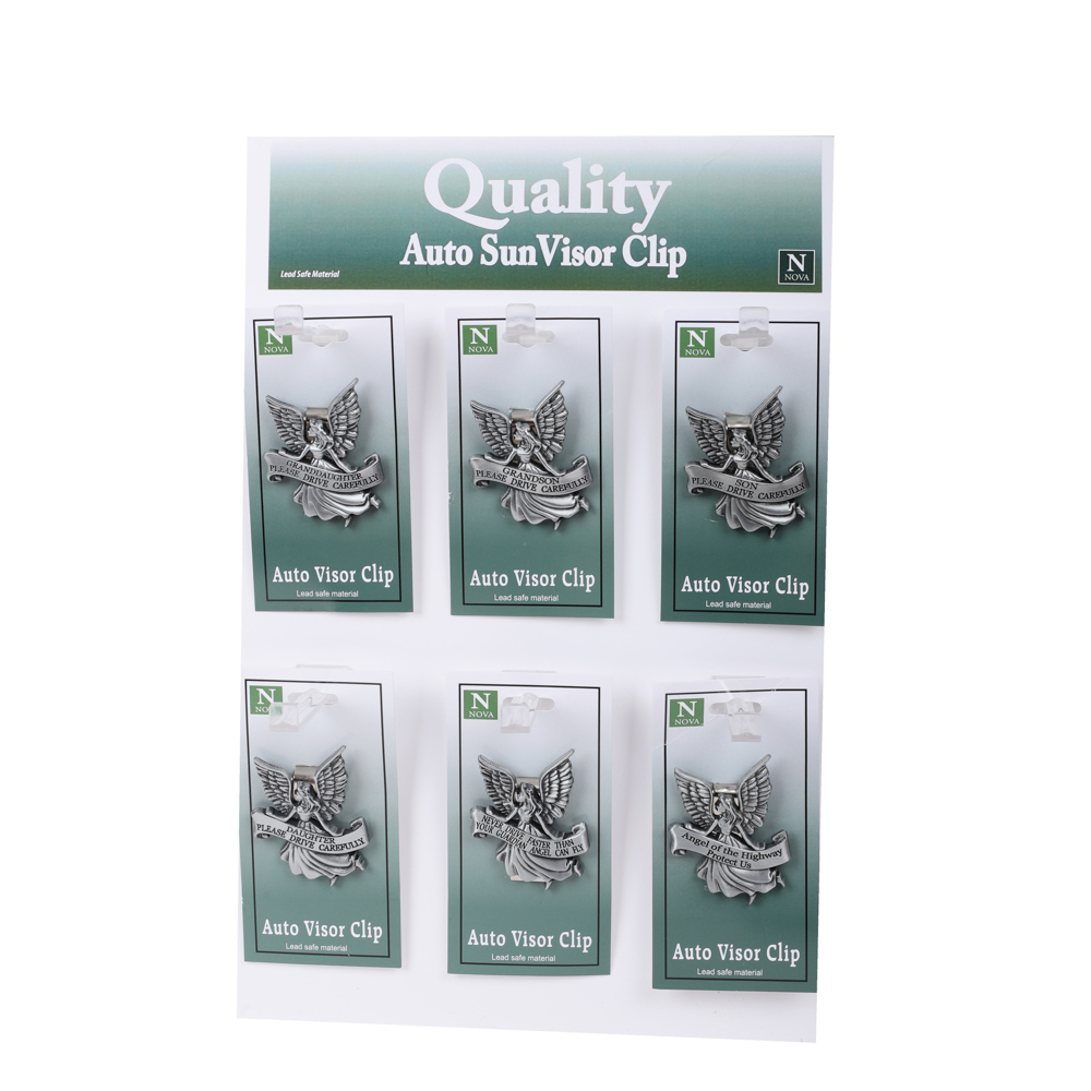 Visor Clips Angels Drive Carefully Display PK24 - Image 3