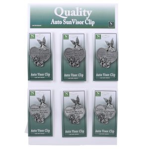 Visor Clips Hearts Display PK24