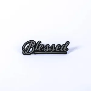 Auto Emblem – Blessed – Silver – Pack of 6