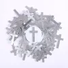 Pocket Cross God Loves You Silver- Swanson Christian Products