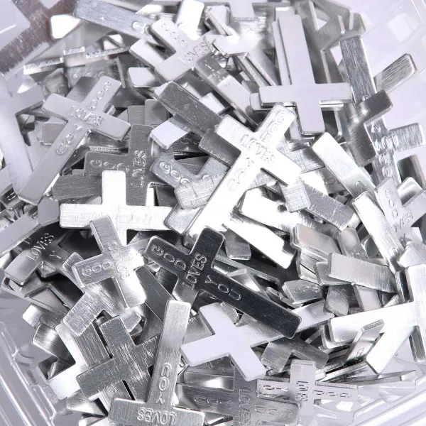 Pocket Cross God Loves You Silver- Swanson Christian Products