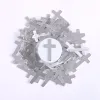 Pocket Cross God Answers Prayer Silver- Swanson Christian Products