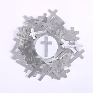 Pocket Cross – God Answers Prayers – Silver – Pack of 200