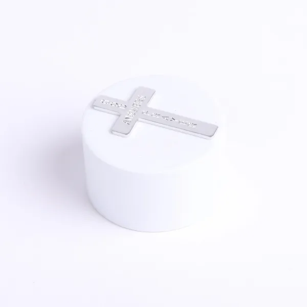 Pocket Cross God Answers Prayer Silver- Swanson Christian Products
