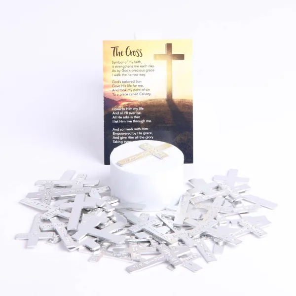 Pocket Cross I Can Do All Things Silver- Swanson Christian Products