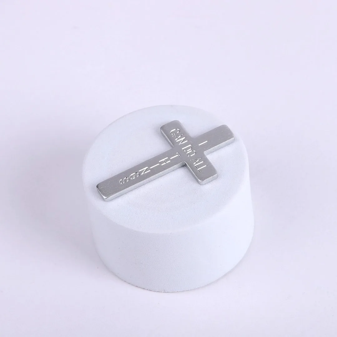 Pocket Cross I Can Do All Things Silver- Swanson Christian Products