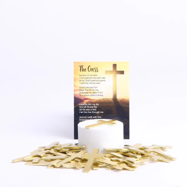 Pocket Cross Blank Gold- Swanson Christian Products
