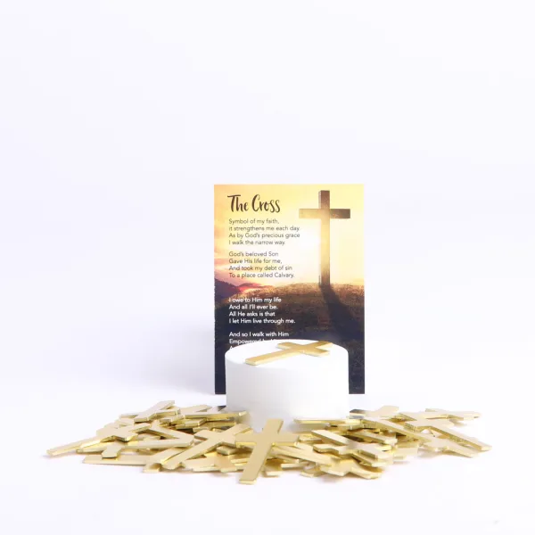 Pocket Cross Blank Gold- Swanson Christian Products